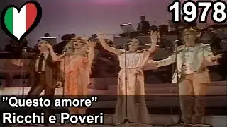 Eurovision 1978 &ndash; Italy &ndash; Ricchi e Poveri &ndash; Questo amore