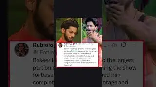 Why Baseer Ali ignored by makers#biggboss#biggboss19 #shorts