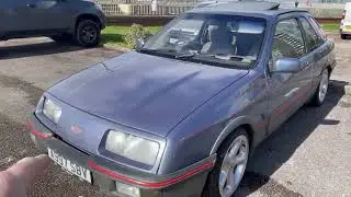 1980s Sierra XR4i XR4i has 150 PS / 148 bhp / 110 kW - Misted Head Lamps