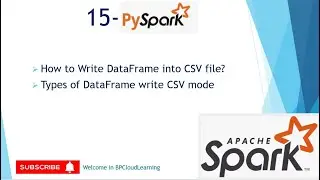15- Write DataFrame into CSV file using PySpark in Hindi