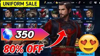 80% OFF UNIFORM SALE 😱 | Old Uniform Discount Marvel Future Fight | MFF HINDI INDIA