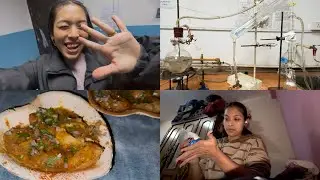 A Messy College Day Vlog | Studying, Surviving & Snacking Non-Stop