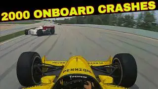 2000 IRL Season - Every Onboard Crash + Incident