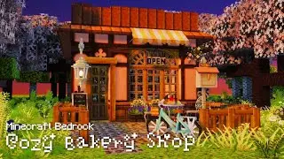 a cozy bakery 🥧 | minecraft cottagecore build (no commentary)