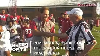 Remembering Eddie Conyers: The Crimson Tide's first practice ref