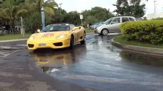 Ferrari f360 em brasilia acelerando 360 exhaust