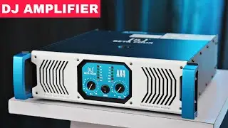 Beta Four Dj Amplifier 2500w inbuilt Crossover के साथ।