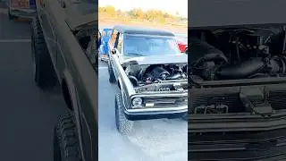 Two 🔥 Lifted 4x4 Classic Chevy K/10 K5 Blazer Trucks #automotive #chevrolet #carshow