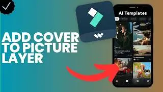 How to add a cover to a picture layer in Filmora?