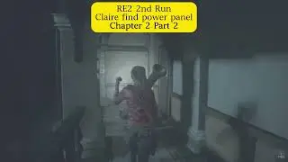 Claire fix wiring system to rescue Sherry (Resident Evil 2 remake Second Run) Chapter 2 - Part 2