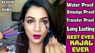 Waterproof/ smudge proof/ long lasting kajal for watery & sensitive eyes|Top 5 best kajal in India