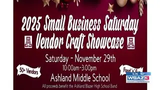 Small Business Saturday Vendor Craft Showcase Ashland, Kentucky