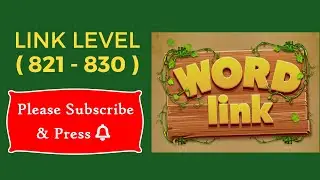 Word Link Level 821-830