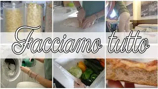 FACCIAMO TUTTO | ORGANIZZAZIONE SPESA, PIZZA ALTA IDRATAZIONE, ASCIUGATRICE ROTTA | Giuly T