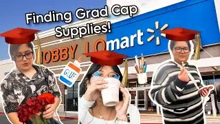 [☀️🌙⭐️] Shopping for Graduation Cap Decorations! | Vlog