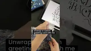 New Custom Gold Foil Cards in Procreate Course ✨ #shorts