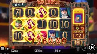 Wild Heist &euro;28600 Huge Big Win - Double Re-Trigger
