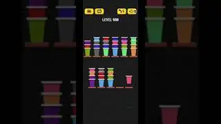 Cup sort puzzle level 598