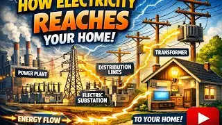 &ldquo;Electricity doesn&rsquo;t start in your home&mdash;it begins far away, and this is its journey.&rdquo;🤯