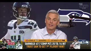 THE HERD | Colin Cowherd CONFIDENT Seattle Seahawks Will WIN With Sam Darnold | NFL