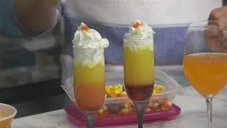 Protein Packed Pumpkin Pie Whip Dip & Candy Corn Cocktail Part 3