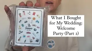 What I Bought for My Wedding: Welcome Party (Part 2)