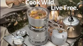 Never Run Out of Fuel: The GEERTOP Wood Gas Stove for Survival #campingstove #campingcooking