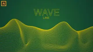 WAVE LINES BACKGROUND | ADOBE ILLUSTRATOR