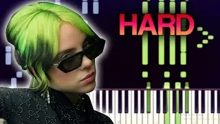 Billie Eilish - Therefore I Am - HARD Piano tutorial