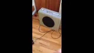 VIntage Tube Guitar Amplifier in a Retro Suitcase All New Electronics