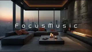 Deep Focus Music | Evening Calm in a Modern City for Work, Study & Quiet Focus