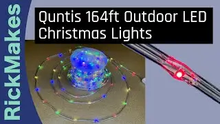 Quntis 164ft Outdoor LED Christmas Lights