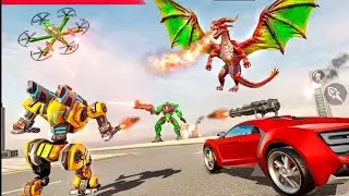 Drone Robot Car Transforming Game - Car Robot Game Android Gameplay ! Robot Wala Game! Car Wala Game