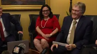 Utah Senate leaders hold news conference on the final night of the 2024 Legislative session