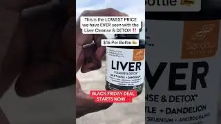 Lowest Price Ever on Liver Cleanse & Detox! #supplements #blackfriday