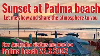 Padma beach,slowly new visitors coming back to the beach,#bali #padmabeach #australian #baliupdate