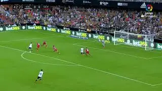 Golazo de Guedes Valencia 4-0 Sevilla, audio VCFRadio