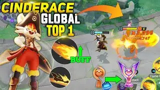 GLOBAL TOP RANK NO.1 CINDERACE BUILD FOR PYRO BALL! 100% BRUTAL DAMAGE | POKEMON UNITE GAMEPLAY