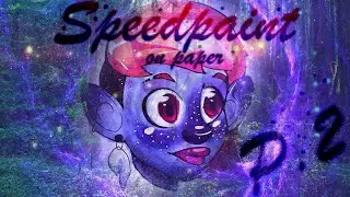 🧝&zwj;♀️Dark elf lineart and colouring speedpaint | traditional art | Part 2