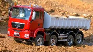 MEGA RC TRUCKS, RC MACHINES, RC TRACTORS COLLECTION!! RC SCALEART MAN 8x8, RC DIGGER LESU ET30H