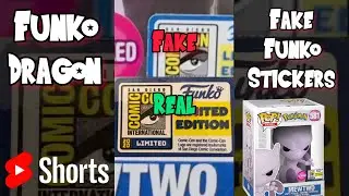 Fake Funko Comic-Con Stickers