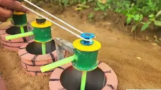 Mini Well Solar-Powered Motor Water Pump | Mini Farming | Science Project!