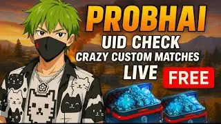 Playing with Viewers! 💝 UID Check + Crazy Custom Matches | FF Live #FF #guildtest #fflive #liveff