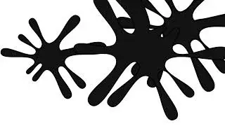 60fps Splash White to Black Transition Matte Effect720P 60FPS