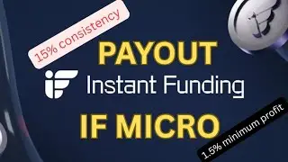 Instant Funding IF Micro PAYOUT | माझा पहिला PropFirm Payout| 15% Consistency|#InstantFundingIFMicro