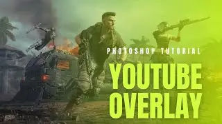 YouTube Overlay  | Live Streaming Overlay | [Photoshop Tutorial]
