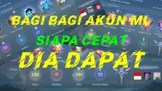 🔴Bagi Bagi akun Ml Terbaru 2021 media fire
