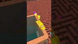 SPRUNKI FALLING INTO SECRET MAZE VS CAR EATER