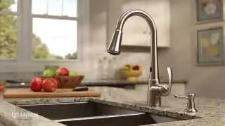 Delaney&trade; Pulldown Kitchen Faucet with MotionSense&trade;  |  Moen Features Spotlight