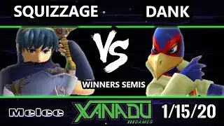 S@X 337 SSBM - squizzage (Marth) Vs. DanK (Falco) Smash Melee Winners Semis